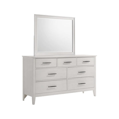 Intercon Furniture - Andover Mirror  in White - AO-BR-5591-WHT-C view 4