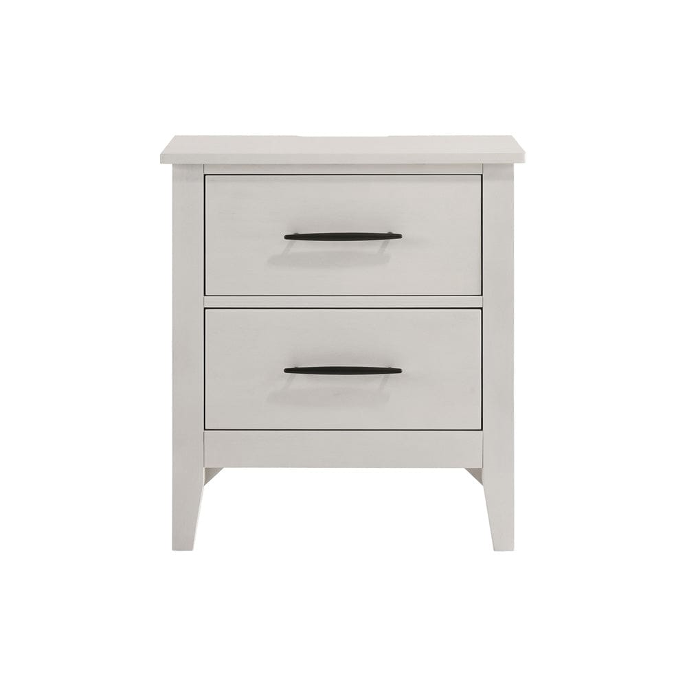 Intercon Furniture - Andover Nightstand  in White - AO-BR-5502-WHT-C view 2