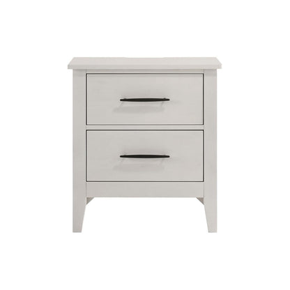 Intercon Furniture - Andover Nightstand  in White - AO-BR-5502-WHT-C view 2