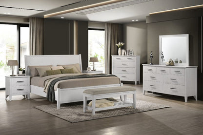 Intercon Furniture - Andover Nightstand  in White - AO-BR-5502-WHT-C view 6
