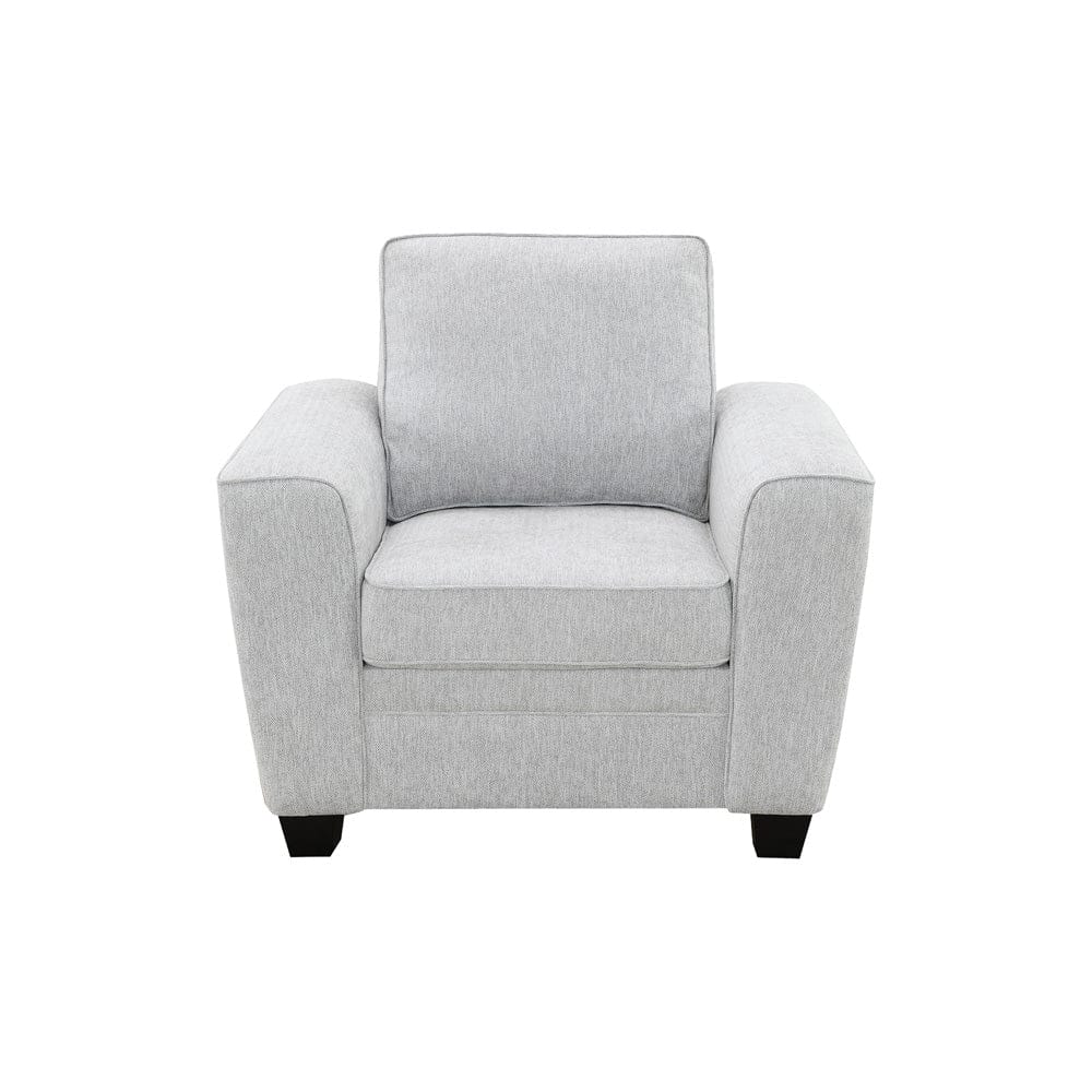 Intercon Furniture - Ashbury Chair in Tup Soft Gray Chenille - SY-CH-ASH40-SGC-C view 1