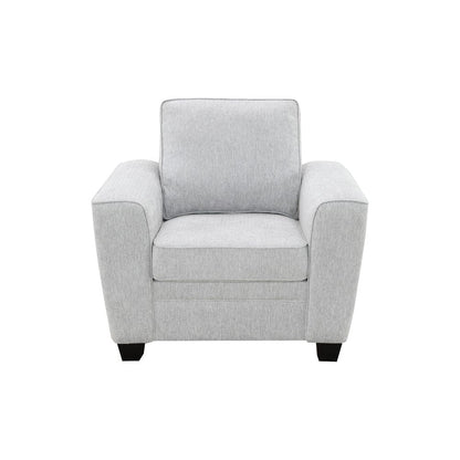 Intercon Furniture - Ashbury Chair in Tup Soft Gray Chenille - SY-CH-ASH40-SGC-C view 1