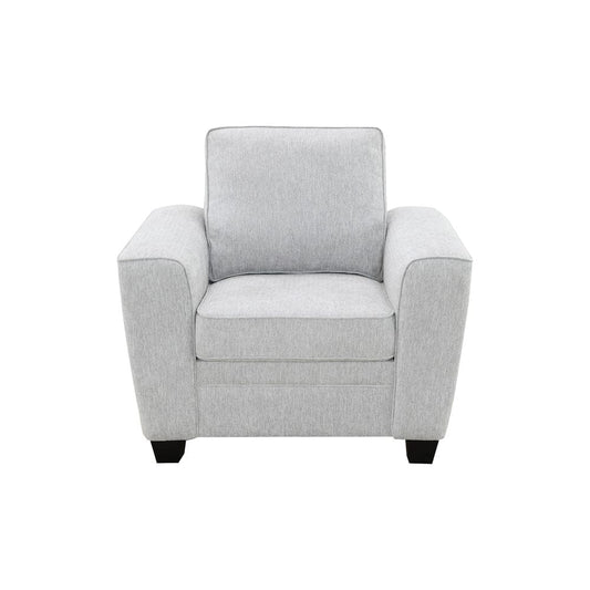 Intercon Furniture - Ashbury Chair in Tup Soft Gray Chenille - SY-CH-ASH40-SGC-C view 1