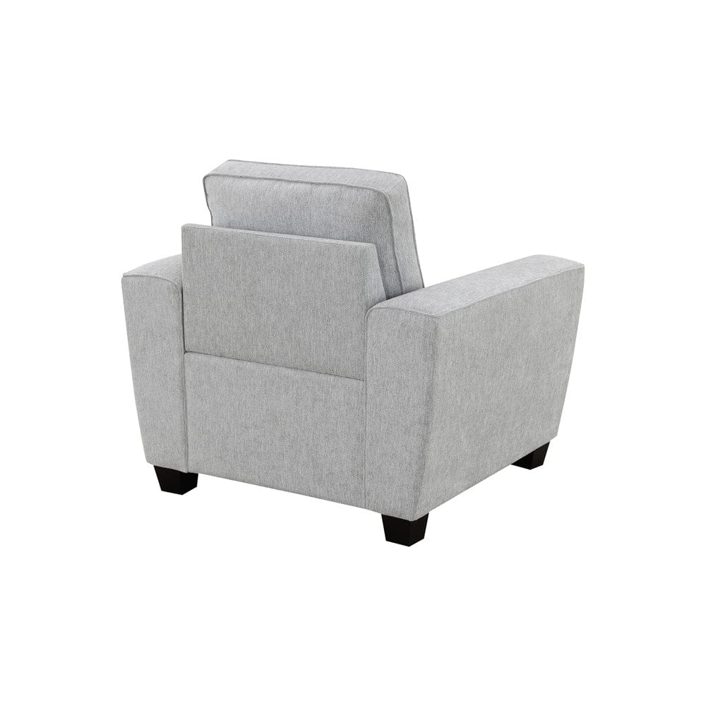 Intercon Furniture - Ashbury Chair in Tup Soft Gray Chenille - SY-CH-ASH40-SGC-C view 3
