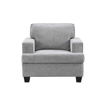 Intercon Furniture - Baldwin Chair in Dalton Graphite - SY-CH-BWN39-GPH-C view 1