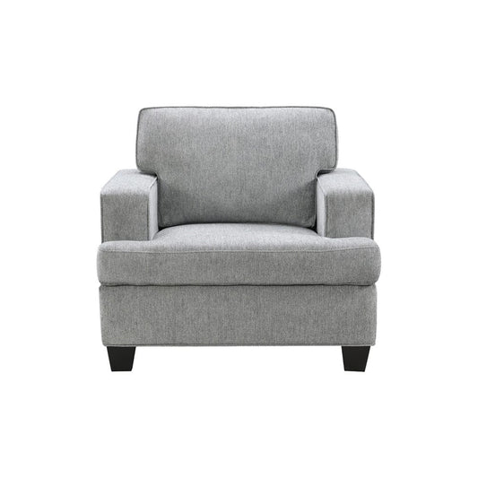 Intercon Furniture - Baldwin Chair in Dalton Graphite - SY-CH-BWN39-GPH-C view 1