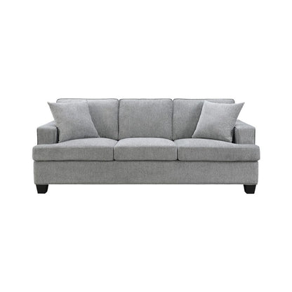 Intercon Furniture - Baldwin Sofa w/2 Pillows in Dalton Graphite - SY-SF-BWN84-GPH-C view 1