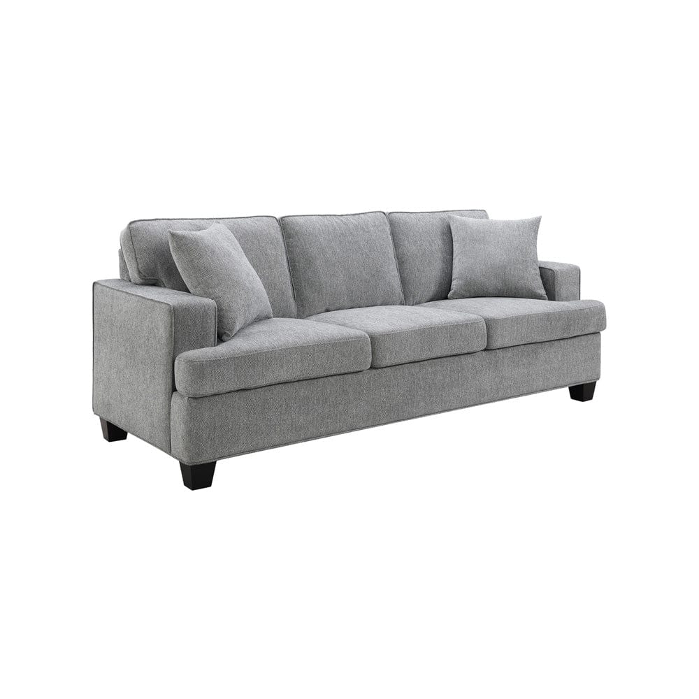 Intercon Furniture - Baldwin Sofa w/2 Pillows in Dalton Graphite - SY-SF-BWN84-GPH-C view 2