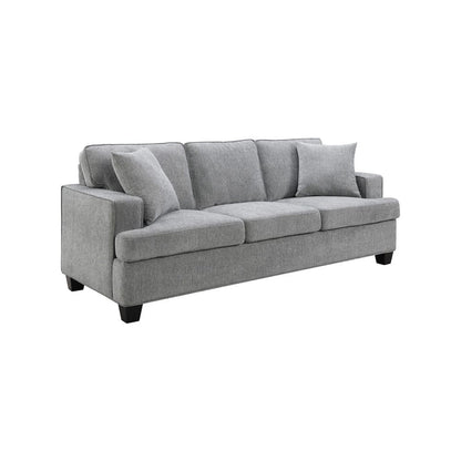 Intercon Furniture - Baldwin Sofa w/2 Pillows in Dalton Graphite - SY-SF-BWN84-GPH-C view 2