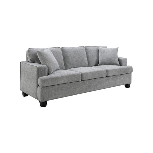 Intercon Furniture - Baldwin Sofa w/2 Pillows in Dalton Graphite - SY-SF-BWN84-GPH-C view 2
