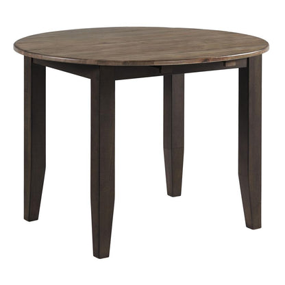 Intercon Furniture - Beacon 42 Round Drop Leaf, 2-7 Lvs - BE-TA-4242D-BWA-C view 1