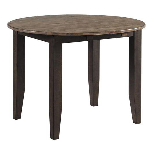 Intercon Furniture - Beacon 42 Round Drop Leaf, 2-7 Lvs - BE-TA-4242D-BWA-C veiw 1