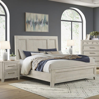 Intercon Furniture - Carlson King Bed in Washed Linen - CR-BR-9765K-WSL-C view 3