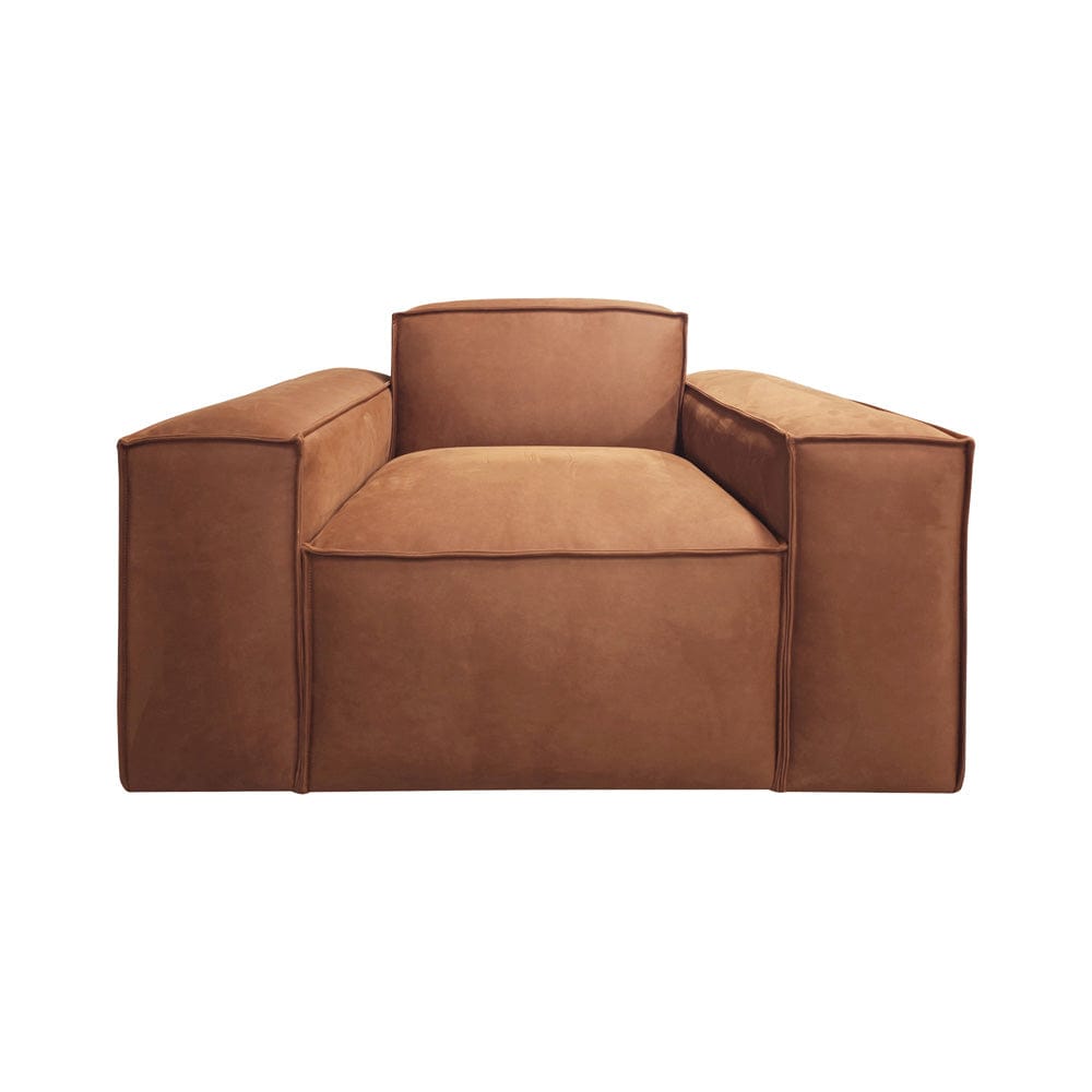 Intercon Furniture - Carter Double Chair in Aumerry New Buck Rust - SY-CH-CRT-RST-C view 2