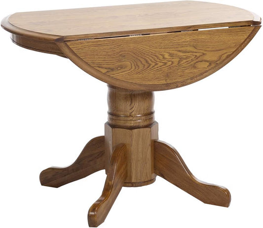 Intercon Furniture - Classic Oak Dining Table in Chestnut Finish 42 x 60-96 veiw 1