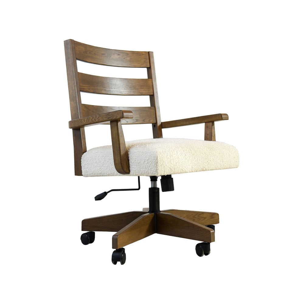 Intercon Furniture - Colonial Oak Game Chair in Weathered Chestnut - CL-CH-2105C-WCT-RTA view 1