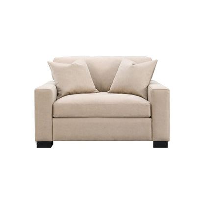Intercon Furniture - Dexter Double Chair w/2 Pillows in Taupe - SY-CH-DXT52-TAU-C view 1