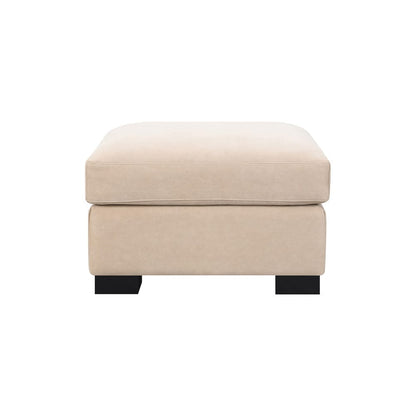 Intercon Furniture - Dexter Ottoman in Taupe - SY-OT-DXT38-TAU-C view 1