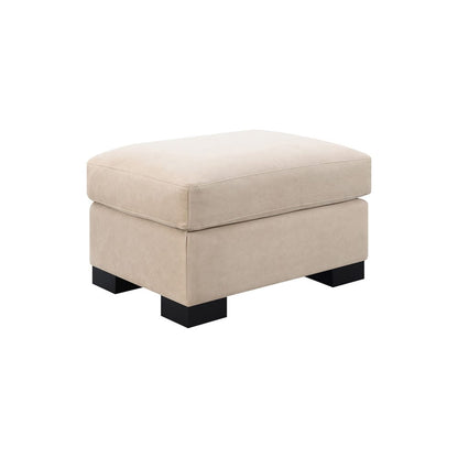 Intercon Furniture - Dexter Ottoman in Taupe - SY-OT-DXT38-TAU-C view 2