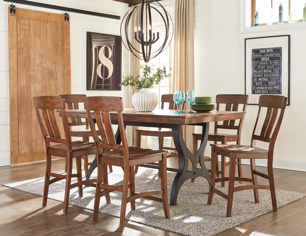 Intercon Furniture - District (The) B/S, Splat Back w/Wood Seat (Set of 2) - DT-BS-645C-CCR-K24 view 2
