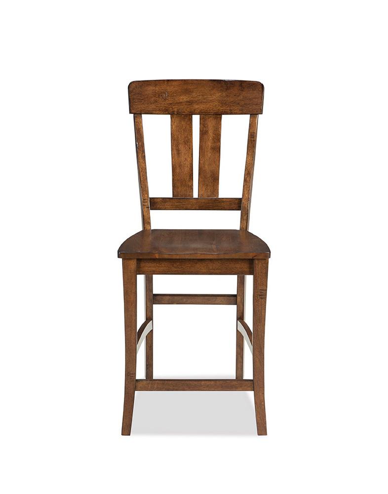 Intercon Furniture - District (The) B/S, Splat Back w/Wood Seat (Set of 2) - DT-BS-645C-CCR-K24 veiw 1