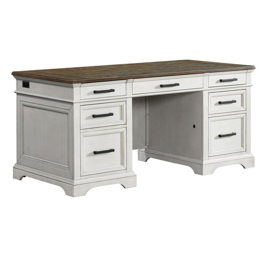 Intercon Furniture - Drake 66 Executive Desk - DK-HO-6630ED-RFO-C veiw 1