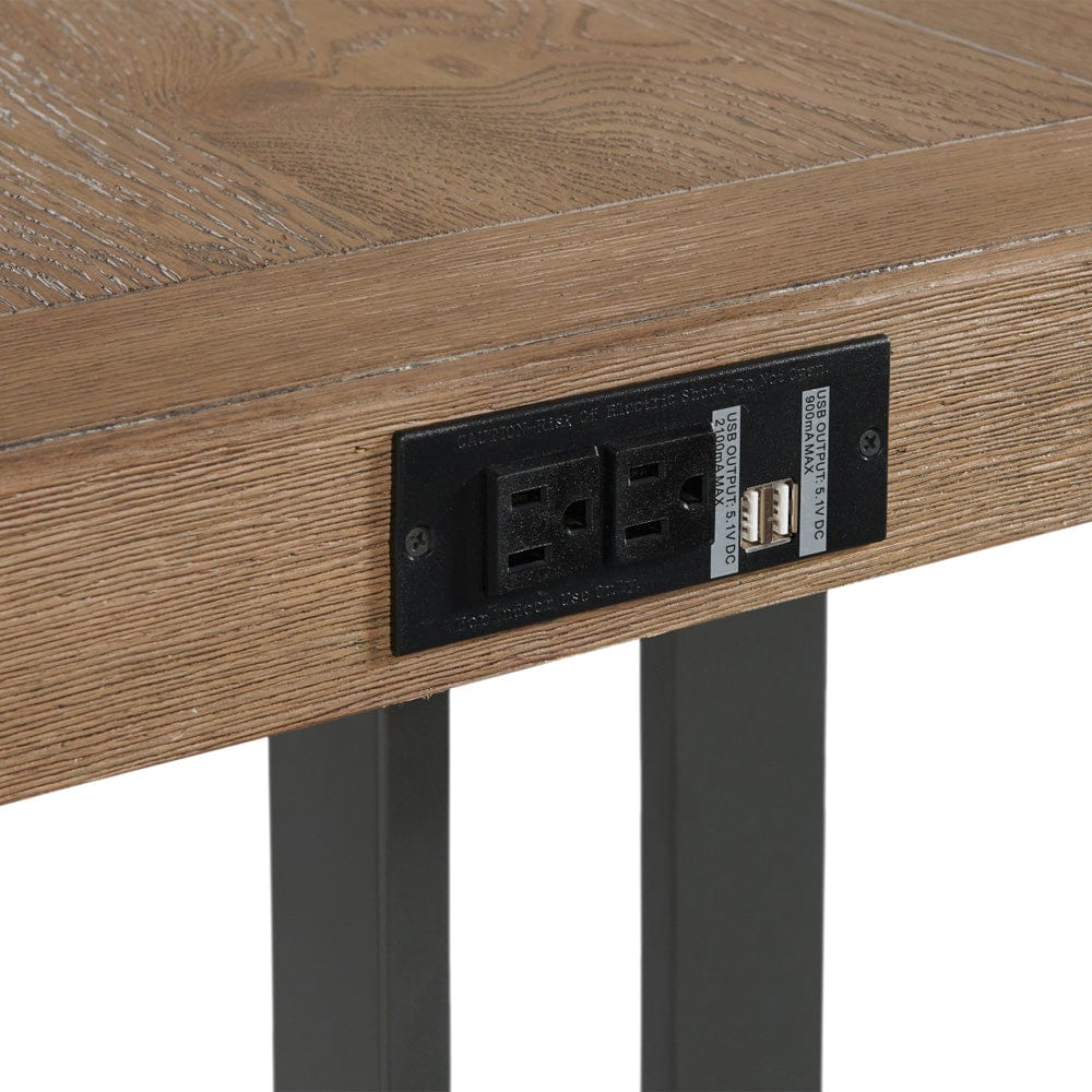 Intercon Furniture - Eden Sofa Bar Table in Dune - ED-TA-7223-DNE-C view 3