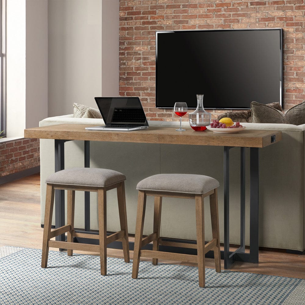 Intercon Furniture - Eden Sofa Bar Table in Dune - ED-TA-7223-DNE-C view 5