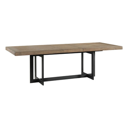 Intercon Furniture - Eden Trestle Table in Dune - ED-TA-4098-DNE-C view 1
