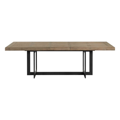 Intercon Furniture - Eden Trestle Table in Dune - ED-TA-4098-DNE-C view 2