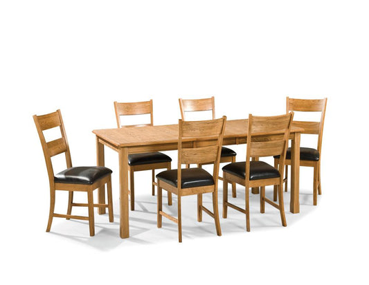 Intercon Furniture - Family Dining Table, 36 x 60-78 Leg, 18 Lf - FD-TA-L3678-CNT-C veiw 2