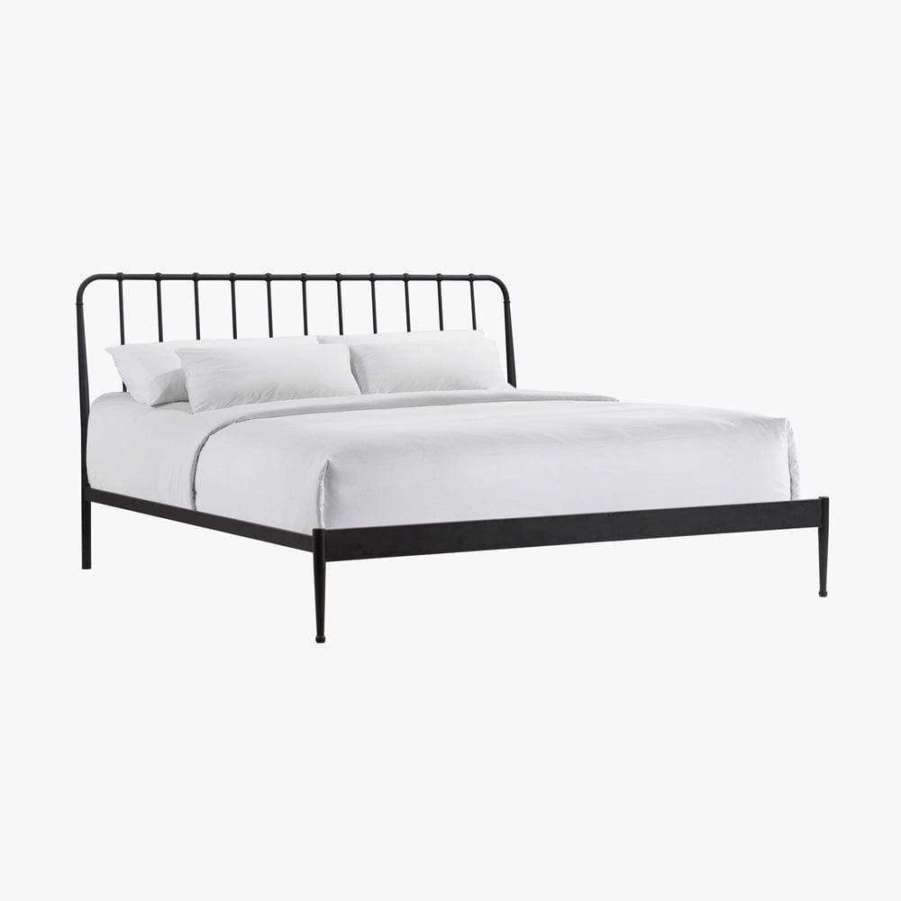 Intercon Furniture - Farmhouse King Metal Bed in Matte - MB-BR-FRMKNG-MTE-C view 1