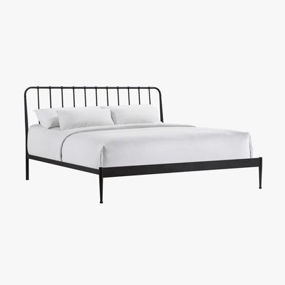 Intercon Furniture - Farmhouse King Metal Bed in Matte - MB-BR-FRMKNG-MTE-C view 1