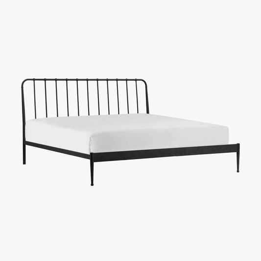 Intercon Furniture - Farmhouse King Metal Bed in Matte - MB-BR-FRMKNG-MTE-C view 2