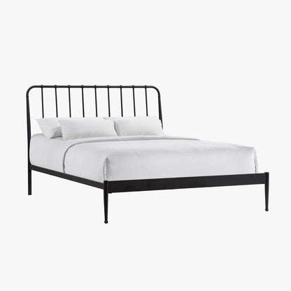 Intercon Furniture - Farmhouse Queen Metal Bed in Matte - MB-BR-FRMQEN-MTE-C view 1