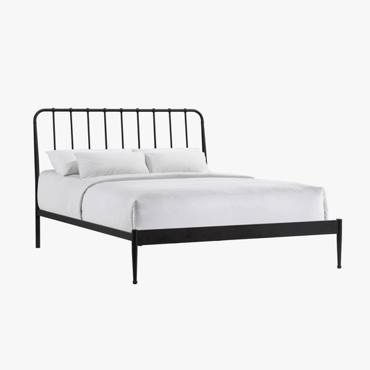 Intercon Furniture - Farmhouse Queen Metal Bed in Matte - MB-BR-FRMQEN-MTE-C view 1