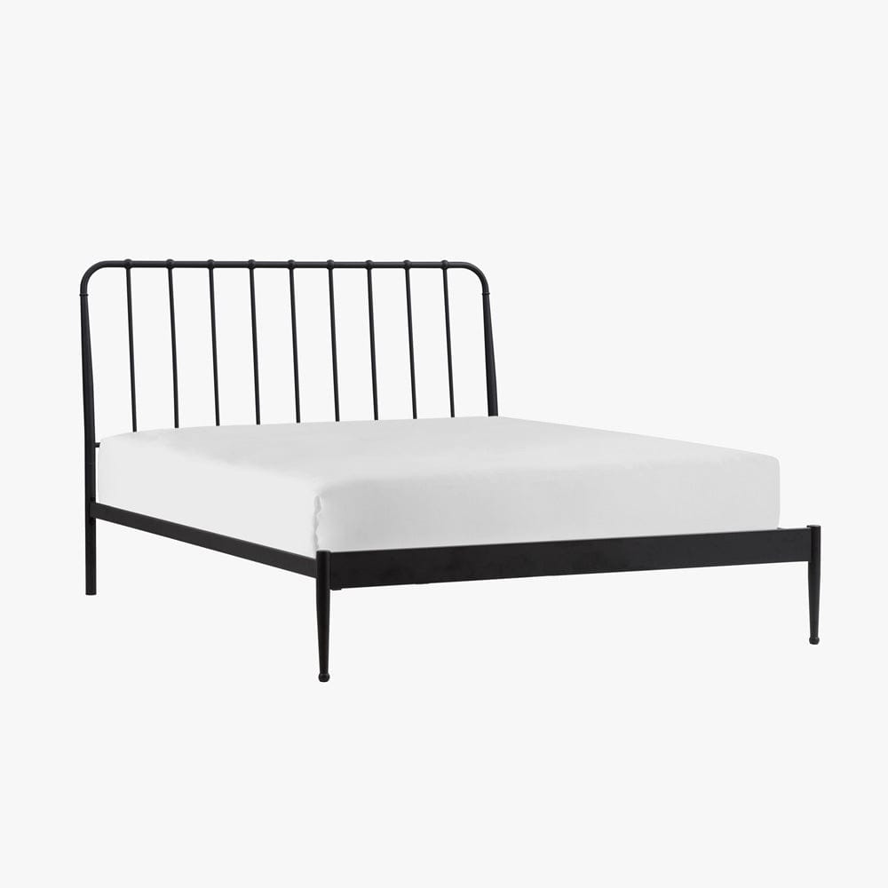Intercon Furniture - Farmhouse Queen Metal Bed in Matte - MB-BR-FRMQEN-MTE-C view 2