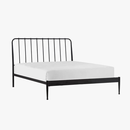 Intercon Furniture - Farmhouse Queen Metal Bed in Matte - MB-BR-FRMQEN-MTE-C view 2