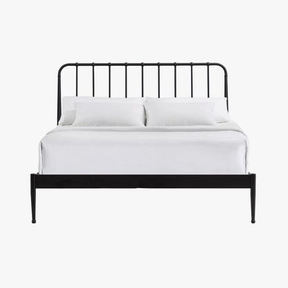 Intercon Furniture - Farmhouse Queen Metal Bed in Matte - MB-BR-FRMQEN-MTE-C view 3