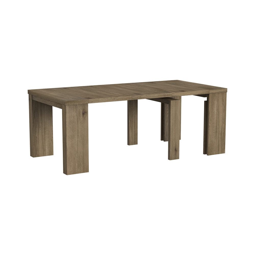 Intercon Furniture - Flex Dining Table  in Sandbar Oak - FX-TA-40120-SBO-C view 4