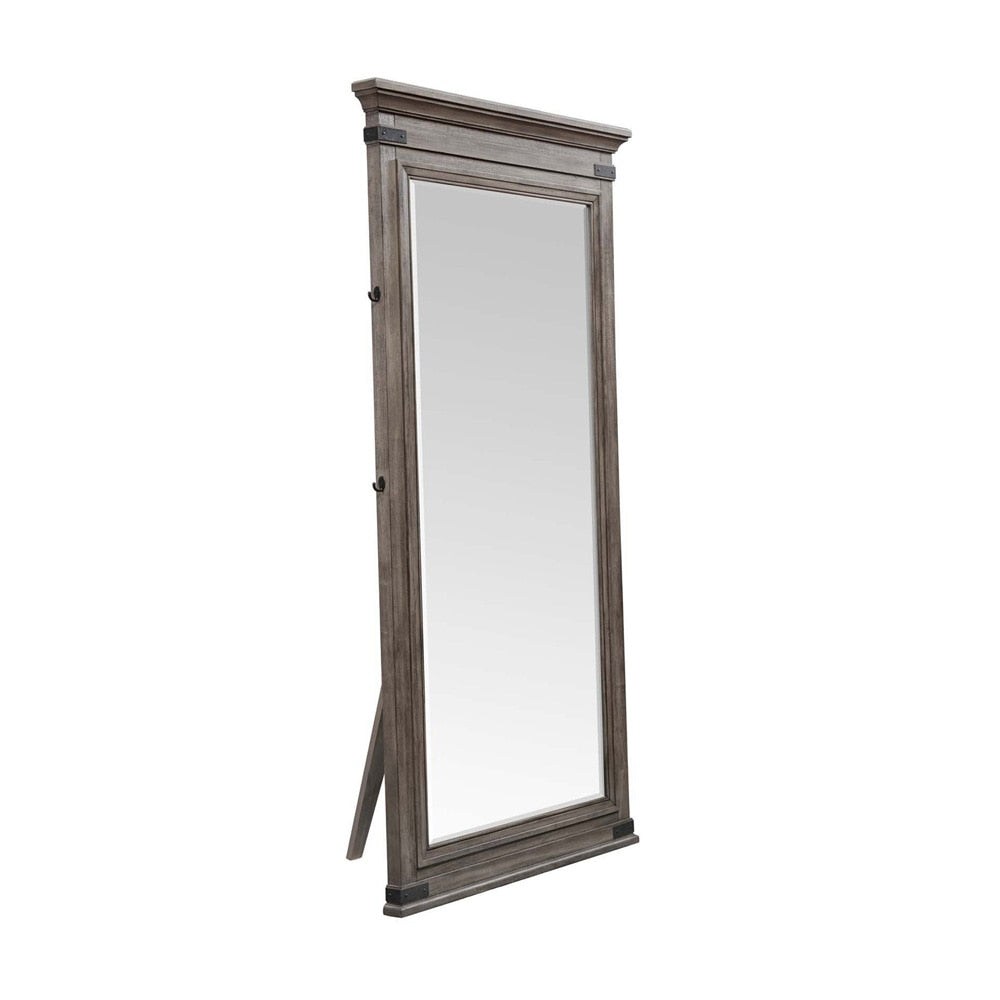 Intercon Furniture - Forge 37 x 79 Floor Mirror - FG-BR-4979-STE-C veiw 1
