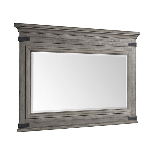 Intercon Furniture - Forge Chesser Mirror - FG-BR-4991-STE-C view 1