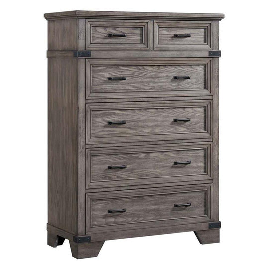 Intercon Furniture - Forge Chest, 6 Drawer Standard - FG-BR-N4906-STE-C veiw 1