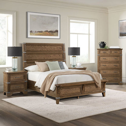 Intercon Furniture - Forge Chest  in Weathered Chestnut - FG-BR-N4906-WCT-C view 4
