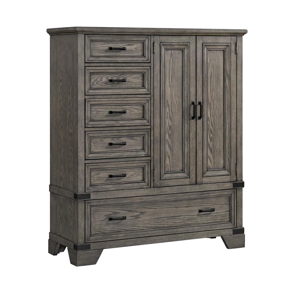 Intercon Furniture - Forge Gentlemans Chest, 6 Drawer - FG-BR-N4907G-STE-C veiw 1