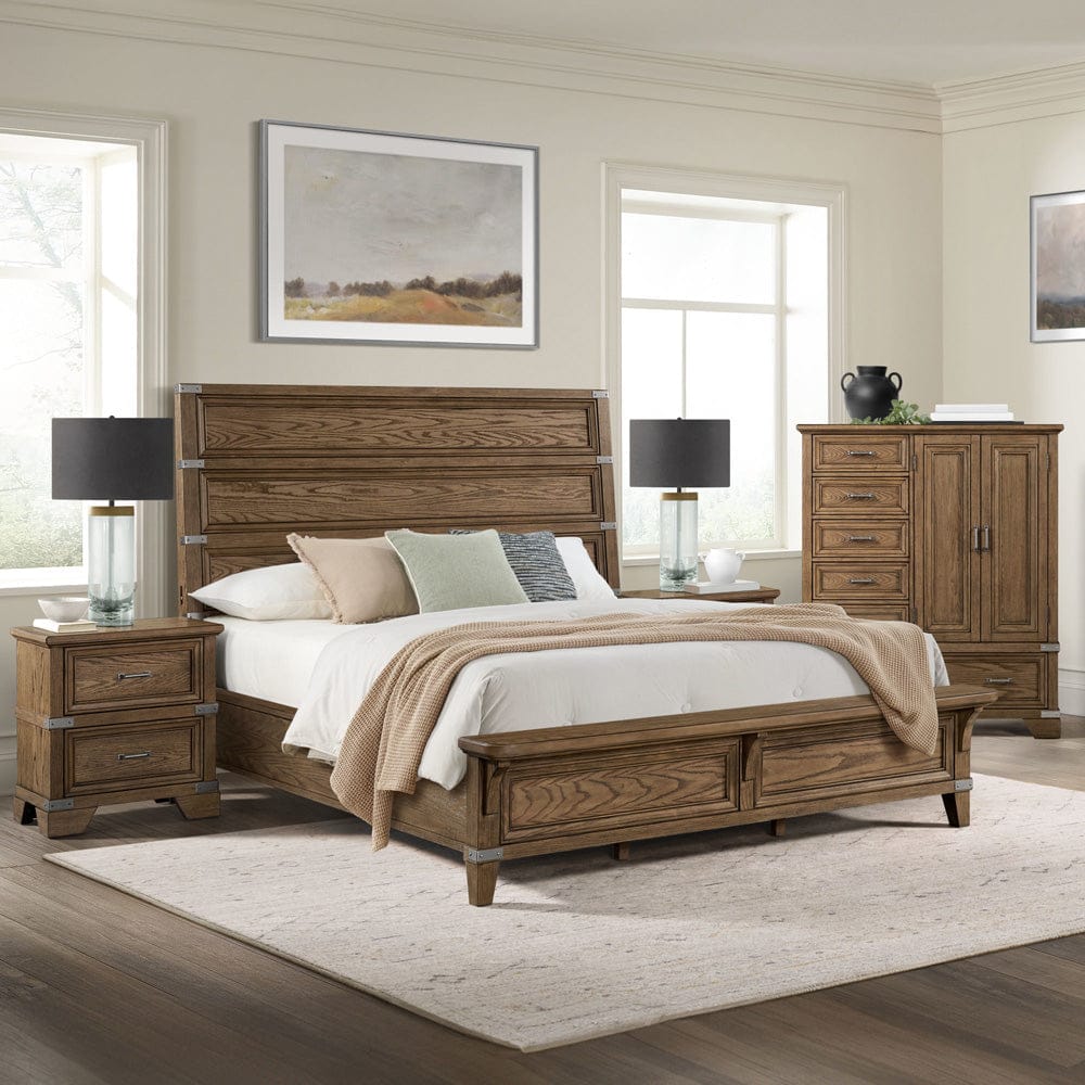 Intercon Furniture - Forge Gentleman's Chest  in Weathered Chestnut - FG-BR-N4907G-WCT-C view 5