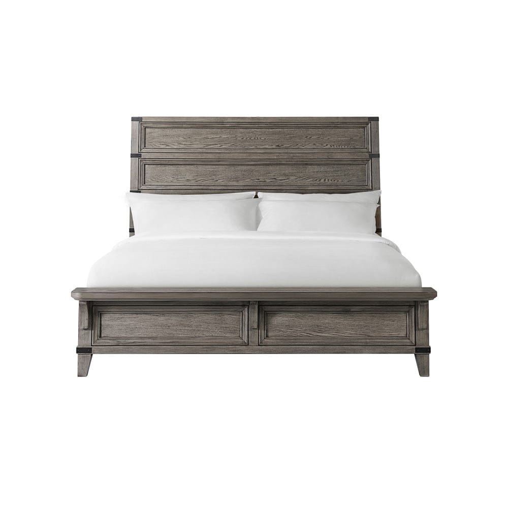 Intercon Furniture - Forge King Bed  in Brushed Steel - FG-BR-4965KB-STE-C view 2