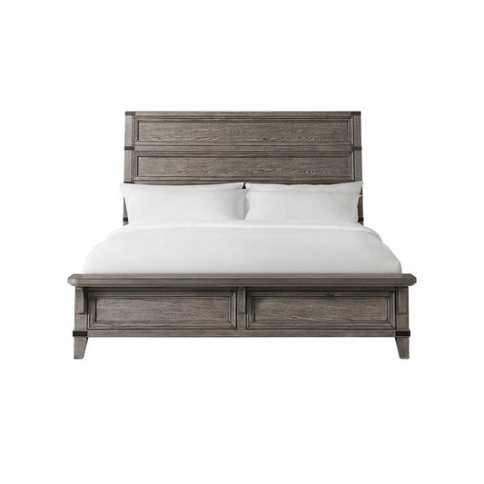 Intercon Furniture - Forge King Bed  in Brushed Steel - FG-BR-4965KB-STE-C view 2