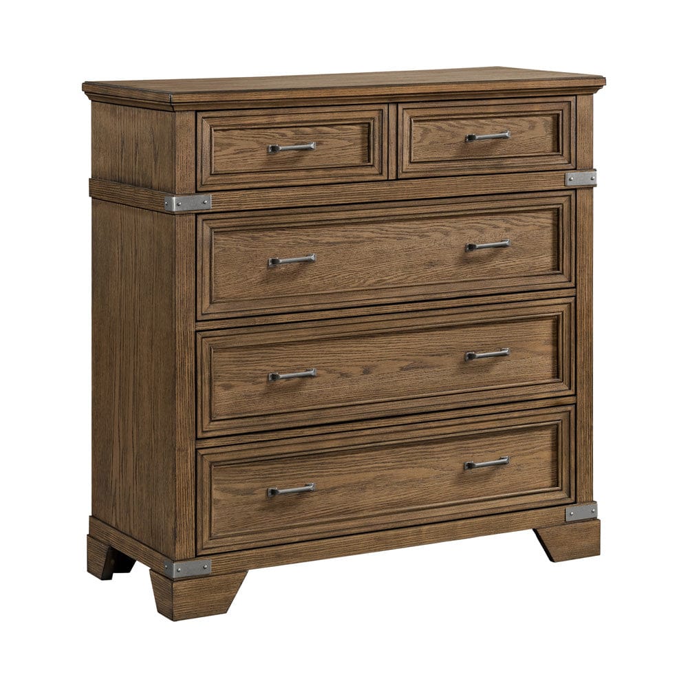 Intercon Furniture - Forge Media Chest  in Weathered Chestnut - FG-BR-N4905M-WCT-C view 1