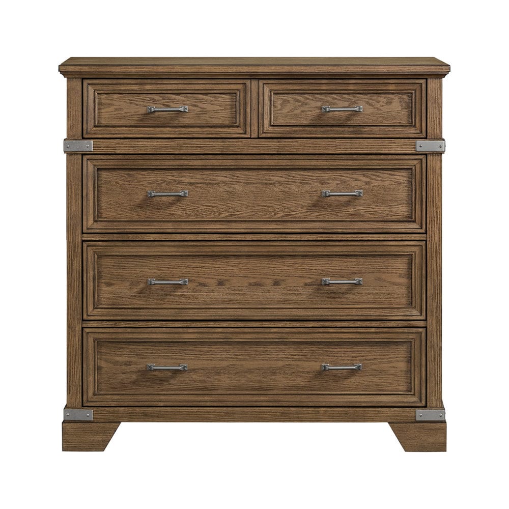 Intercon Furniture - Forge Media Chest  in Weathered Chestnut - FG-BR-N4905M-WCT-C view 2